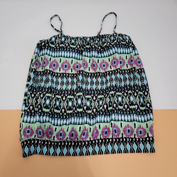 Chenghe Women's Bandeau Blouson Tankini Top High Waisted  Bottom two pieces - Picture 5 of 10